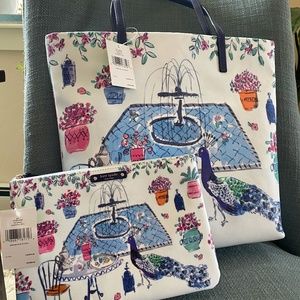 Kate Spade, New,Full Plume Bon Shopper, w/ sm. bag